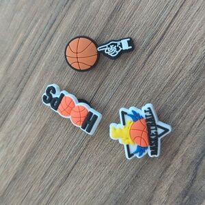 Basketball Themed Croc Shoe Charms Set